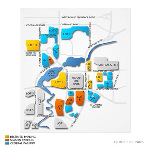 Globe Life Park in Arlington Parking - Globe Life Park in Arlington ...