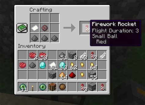 Firework Star Crafting Recipe Minecraft - Draw-jelly