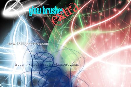 Glow | Photoshop Free Brushes | 123Freebrushes