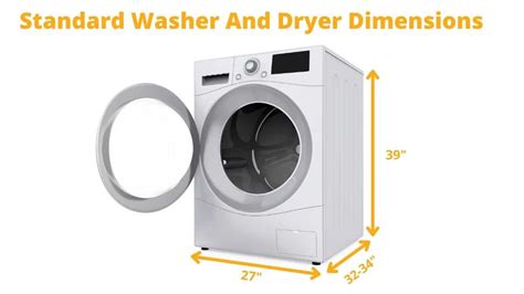 Washer And Dryer Dimensions: A Complete Size Guide – dimensionofstuff.com