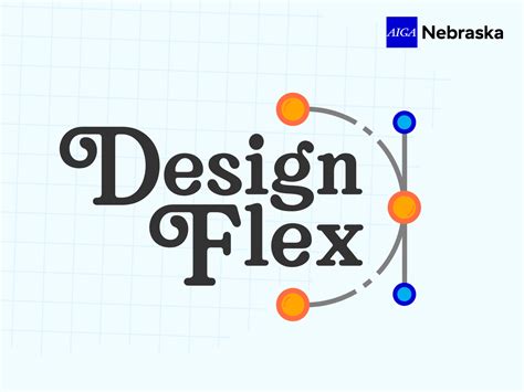 Design Flex logo - AIGA Nebraska by Chloe M. on Dribbble