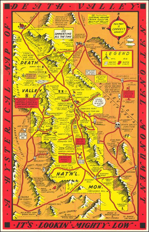 Printable Map Of Death Valley - Portal Tutorials