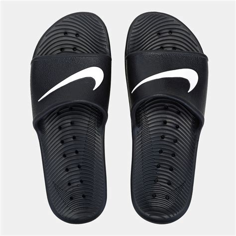 Shop Black Nike Kawa Shower Slides for Mens by Nike | SSS