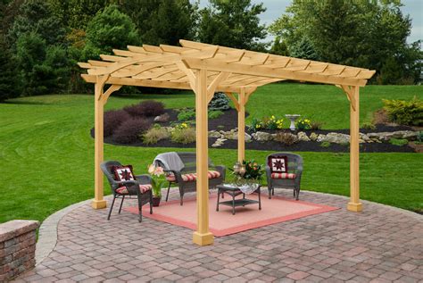 10x12 DIY Cedar Pergola Kit - Includes Curbside Delivery - YardCraft