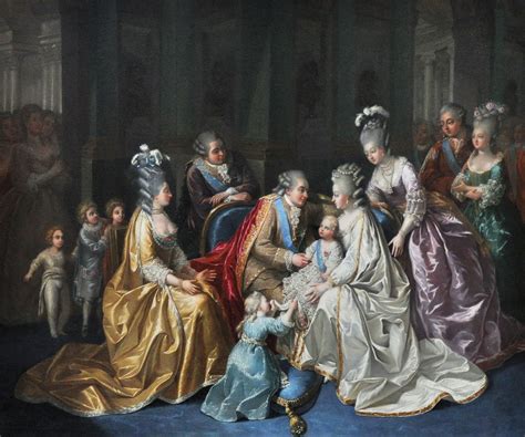 Louis Xvi And Marie Antoinette And Family