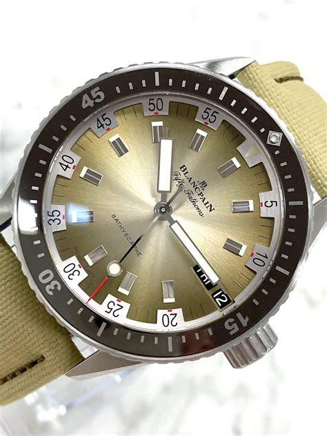 Blancpain - 50521156 - Fifty Fathoms - Bathyscaphe Day Date - Desert ...