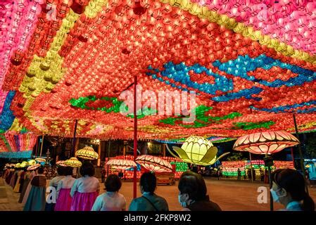 2021 South Korean Lantern Festival, Jogyesa Buddhist Temple, Seoul ...