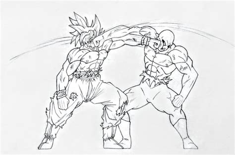 Goku UI VS Jiren by James1971 on DeviantArt