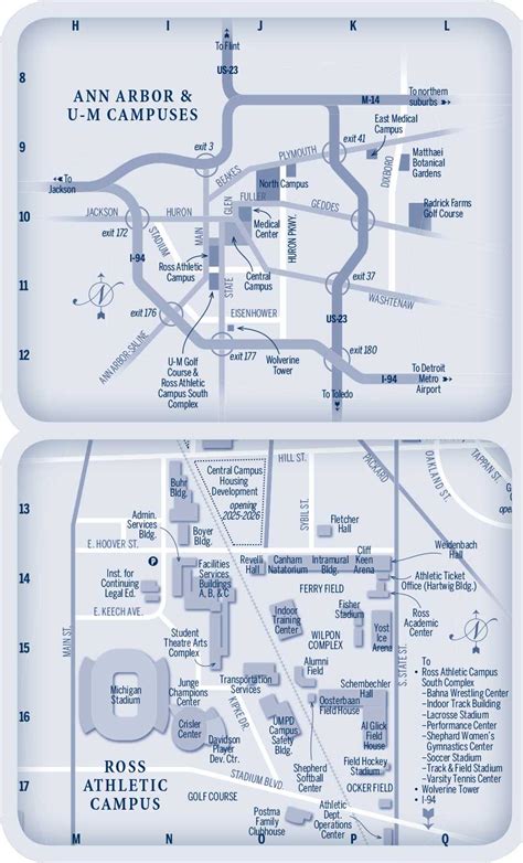 U Michigan Campus Map - Daisie Corrianne