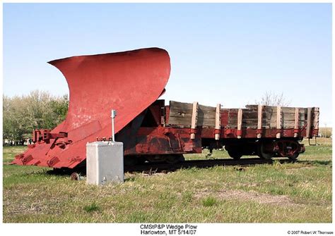 Milwaukee Road Snow Plow | An old Milwaukee wedge-type snow … | Flickr