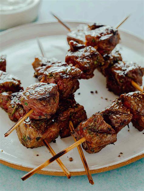 Lamb Kebabs with a Mint Yogurt Sauce | Spoon Fork Bacon