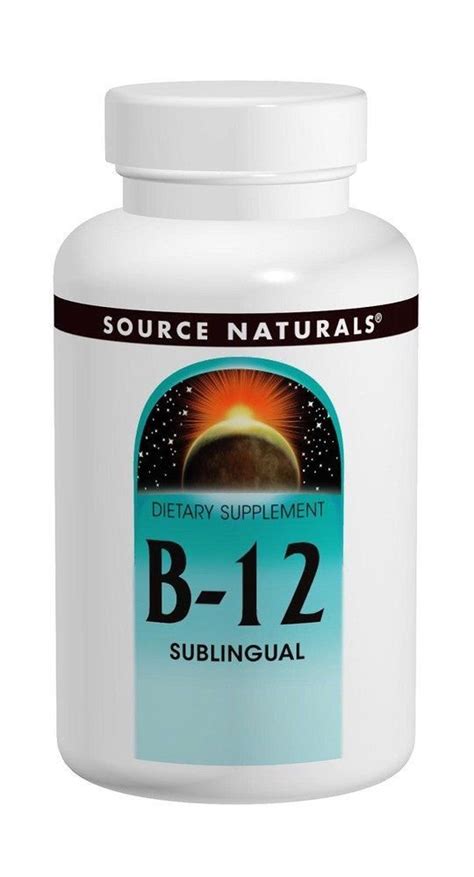 Source Naturals Vitamin B-12 Sublingual 2000mcg 50 tablet