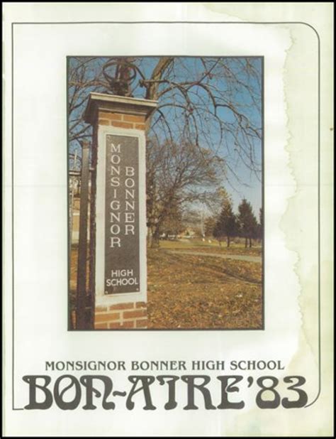 Explore 1983 Monsignor Bonner High School Yearbook, Drexel Hill PA ...