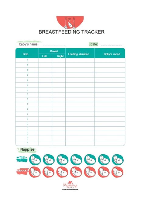 50 Printable Baby Feeding Charts [Newborn Feeding Schedule]