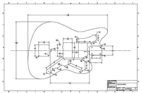 Fender Jazzmaster Guitar Templates | Electric Herald