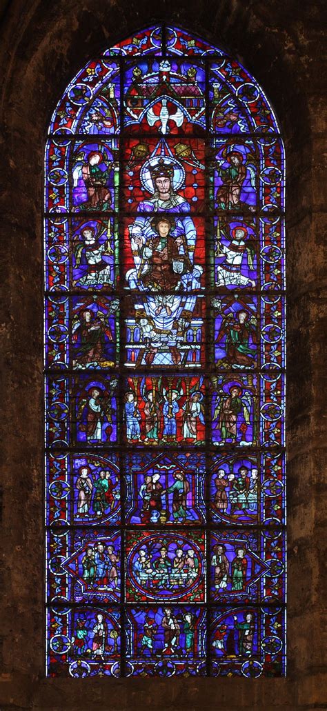 Chartres Cathedral, France - I think there are about 175 stained glass ...