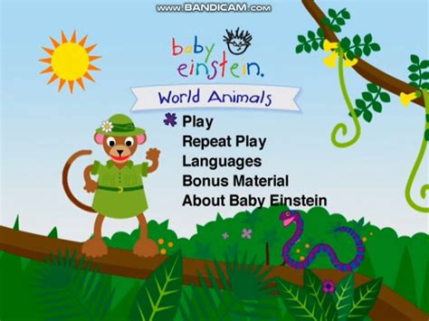 World Animals DVD Menu | The True Baby Einstein Wiki | Fandom