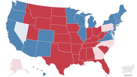 2020 Election Results Per County Map