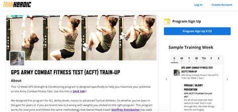 ACFT Train-Up Plan - GPS Human Performance