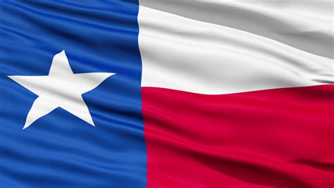 The Official State Waving Flag Of Texas, Called The Lone Star Flag ...