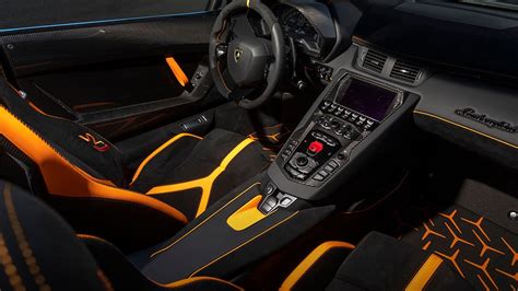 Lamborghini Aventador Matte Black Interior