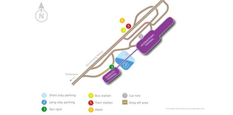 Bangkok Map Don Muang Airport - China Map Tourist Destinations