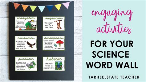 Interactive Activities and Ideas for Your Science Word Wall ...