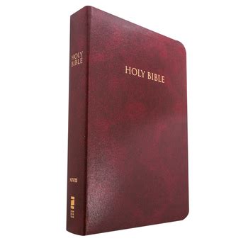 NIV Reference Bible, Giant Print, Imitation Leather, Burgundy | Mardel ...