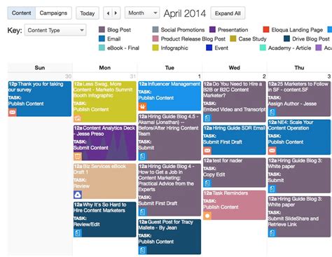 The Complete Guide To Choosing A Content Calendar within Marketing ...