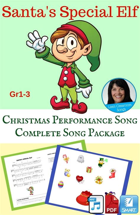 Christmas Action Song & Activity | Elf Song | Holiday | mp3s, PDF ...