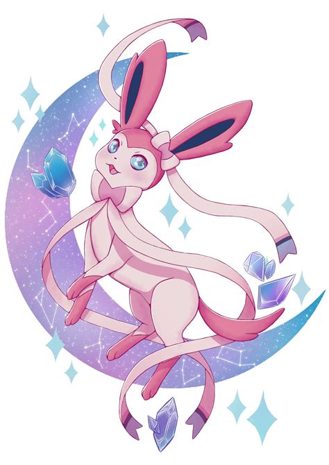 "Sylveon" by Gaëlle Zulberty | Cute pokemon pictures, Cute pokemon ...