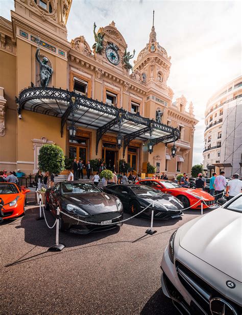 Luxury Cars and Tourists in front of Monaco Casino Free Stock Photo ...