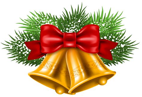 Jingle bell Christmas Clip art - Transparent Christmas Bells PNG ...