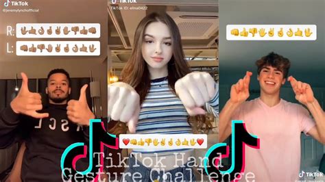 Tiktok Hand Gesture Challenge Compilation Youtube - Riset