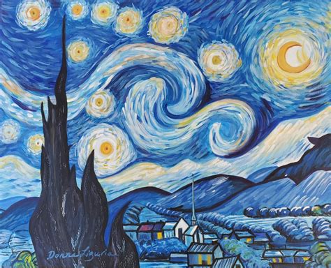 Starry, Starry Night, Starry Night Sky Print, Vincent van Gogh Giclee ...