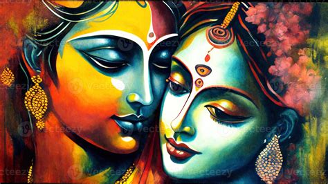 Radha Krishna Paintings On Canvas