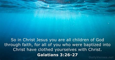 18 Bible Verses about Baptism - DailyVerses.net