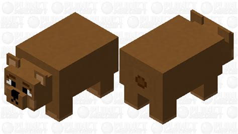 Grizzly Bear Minecraft Mob Skin