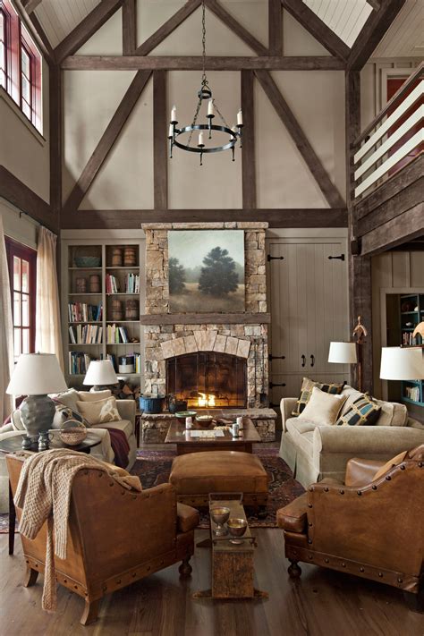 46 Contemporary Rustic Living Room cozy ideas | Living room leather ...