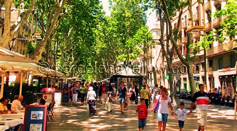 Barcelona 2020 - La Rambla street is main tourist street in Barcelona ...