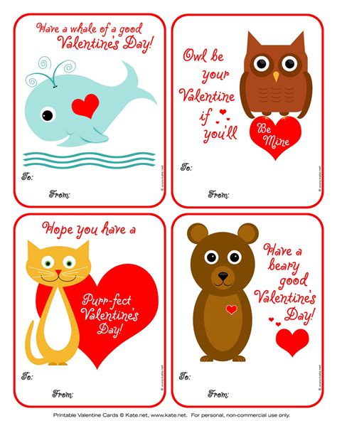 iheartprintsandpatterns: Valentine's Day Cards - kate.net