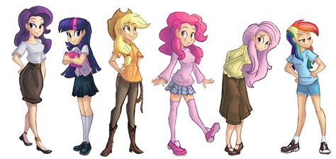 Humanized ponies | My Little Pony Fan Labor Wiki | Fandom powered ...