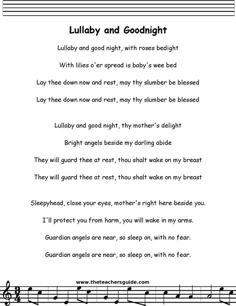 26 best ideas for coloring | Baby Lullaby Lyrics