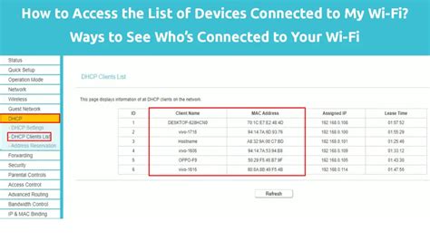 How to Access the List of Devices Connected to My Wi-Fi? (Ways to See ...