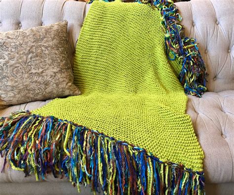 Colorful Throw Blanket Knitted Throw Blanket in Emerald Green | Etsy