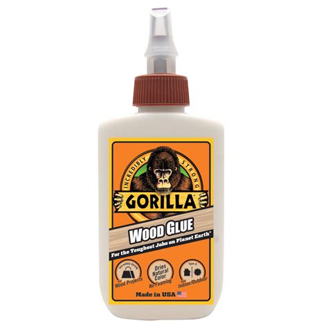 Gorilla Wood Glue, 4 oz Bottle - Walmart.com - Walmart.com