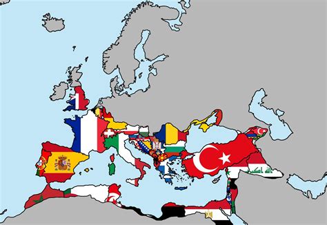 The Roman Empire shown over modern day European borders | Roman empire ...