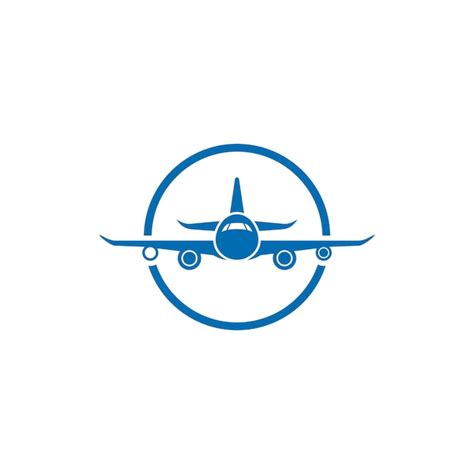 Premium Vector | Airplane icon vector illustration design logo template