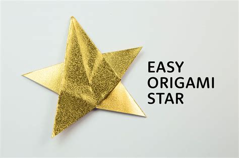 Simple 5 Point Origami Star Instructions