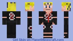 Naruto in Akatsuki Minecraft Skin